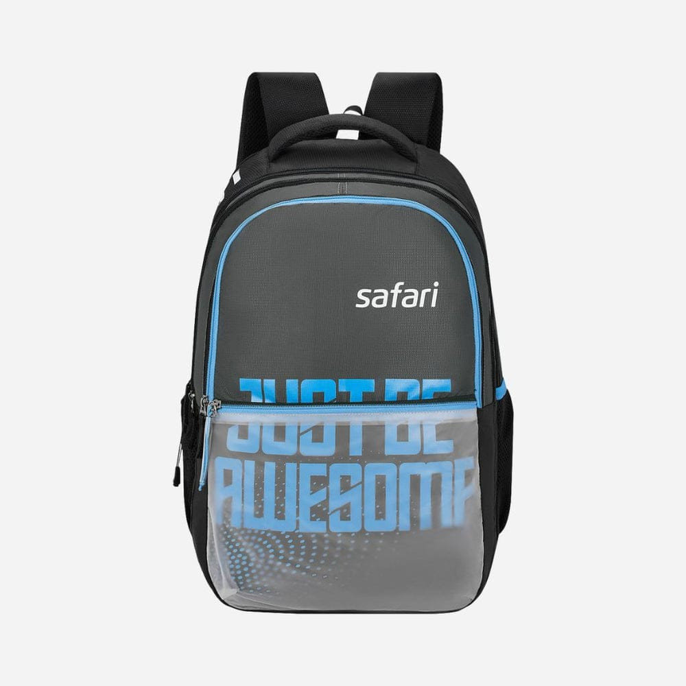 Safari Mega 11 43L Grey School Backpack with with Easy Access Pockets