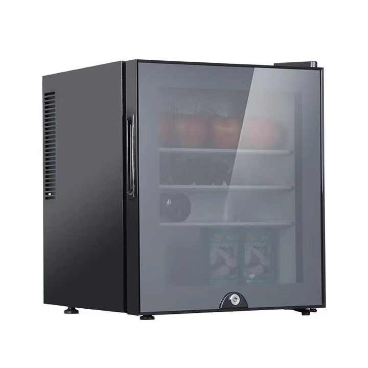 AurCooling Glass Door Portable Mini bar Fridge 30L