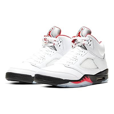 Nike Air Jordan 5 Retro Fire Red Silver Tongue 2020 DA1911-102